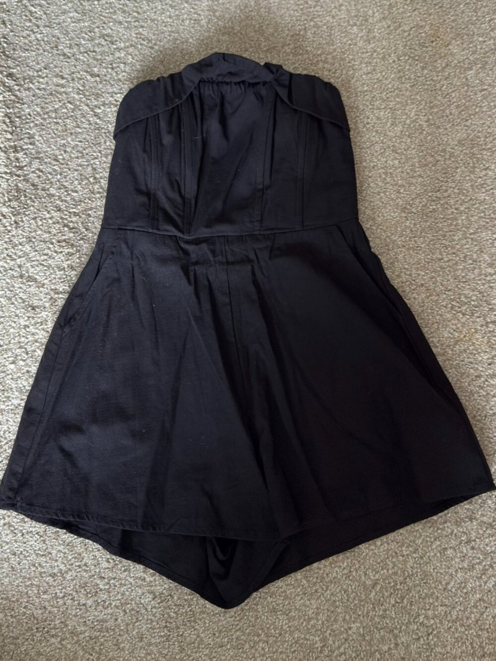 Princess Polly Gianna Romper Black